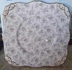 Tuscan Fine China Cookie Plate English Bone China Gold Gilded Vintage